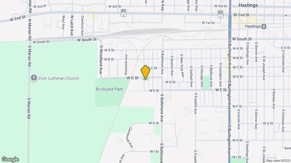 611 S Emerson Ave Map and Location Details