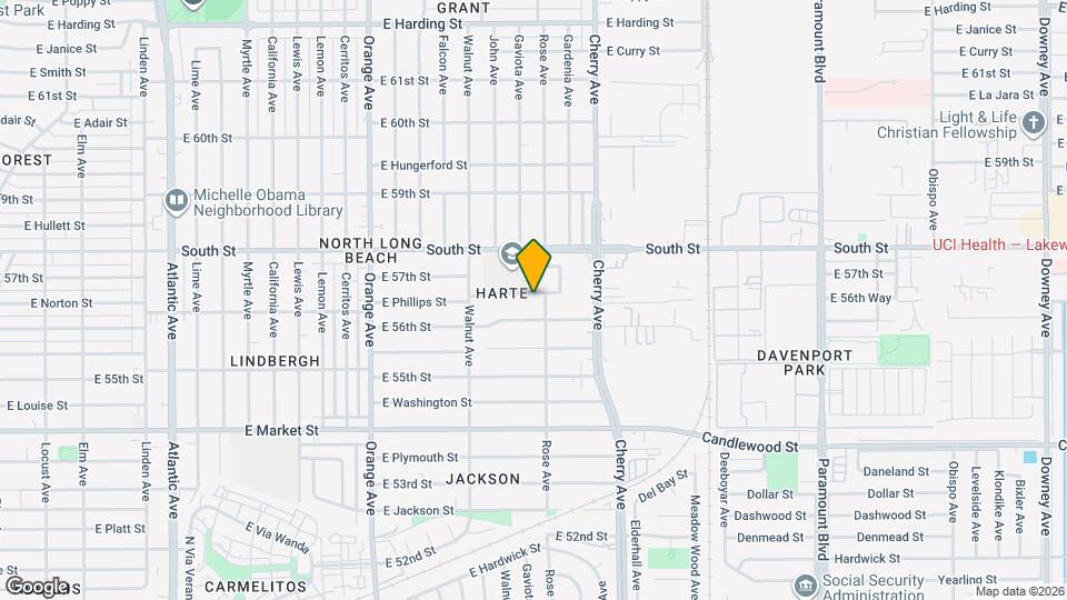 1718 E Phillips St Map and Location Details