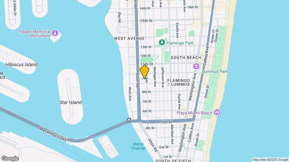 910 Lenox Ave Mapa y Detalles de la Ubicación