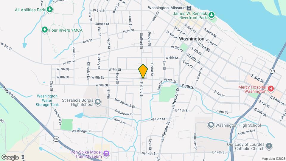 520 W 8th St Map and Location Details