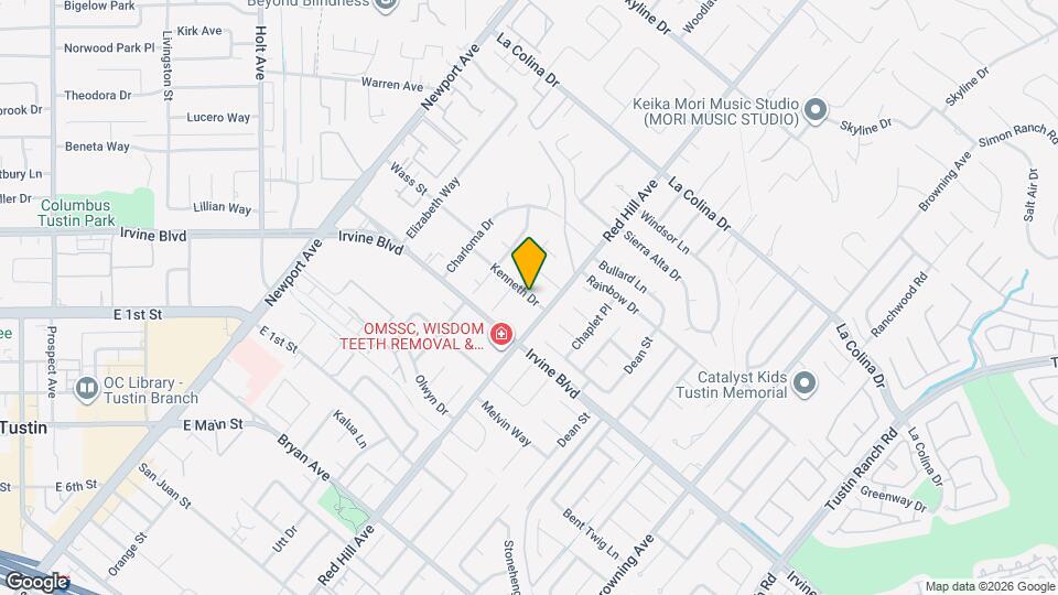 1436 Kenneth Dr Map and Location Details