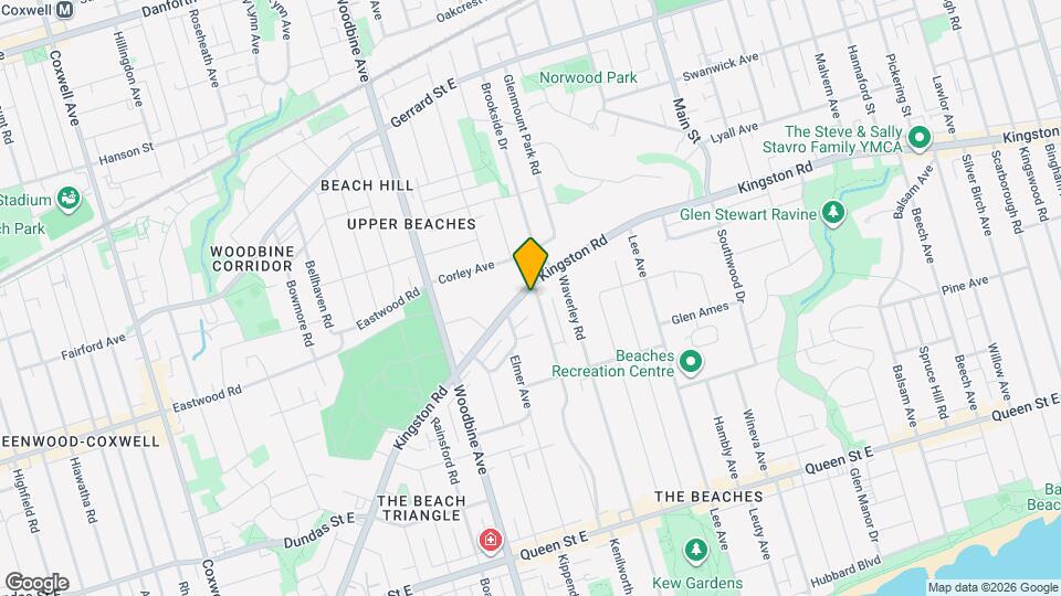 405 Kingston Rd Map and Location Details