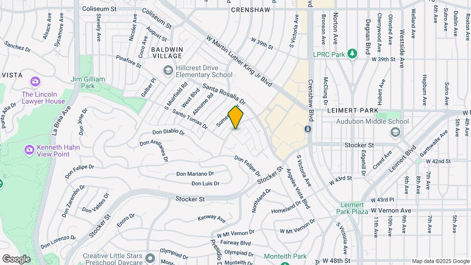 4168-4170 Marlton Ave Mapa y Detalles de la Ubicación