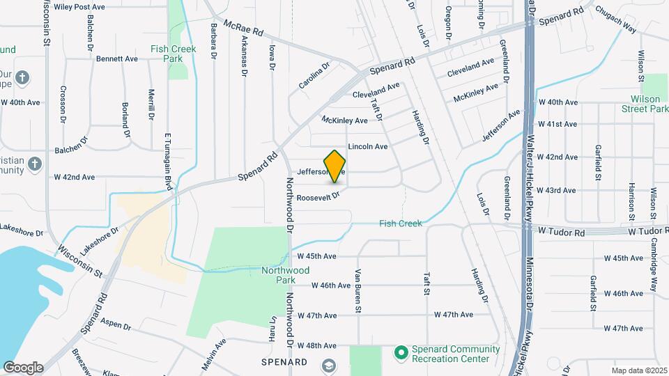 2301 Roosevelt Dr Map and Location Details