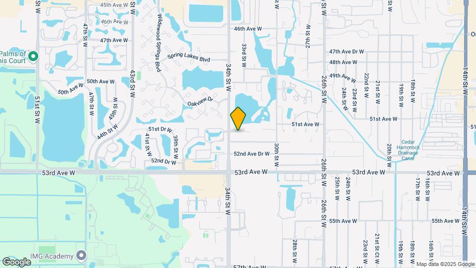 3320 51st Ave Dr W Map and Location Details