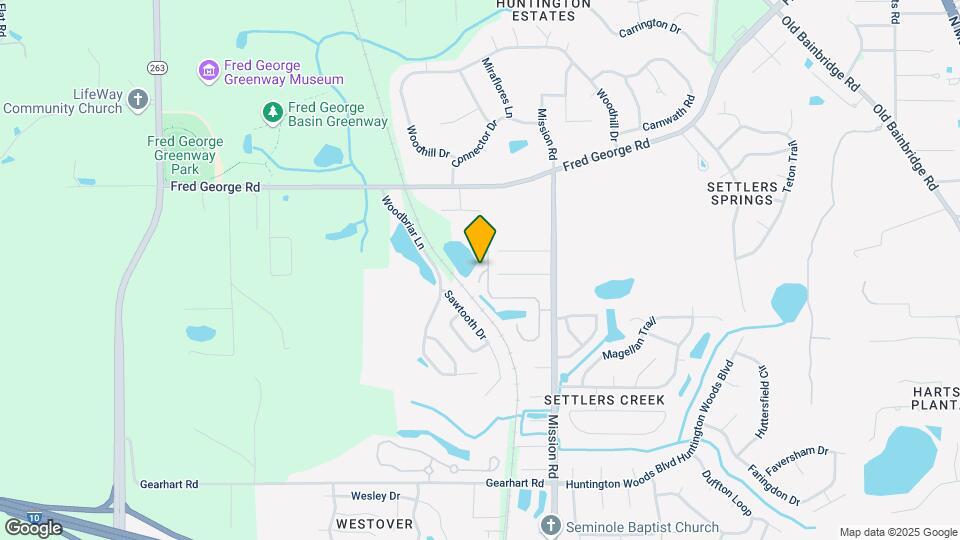 Crescent Ridge Tallahassee Mapa y Detalles de la Ubicación
