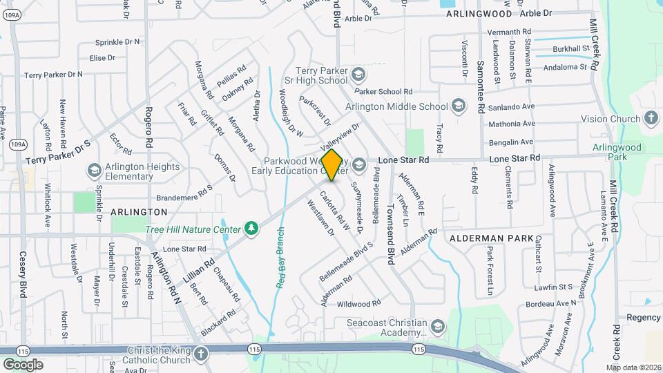 1324 Grandview Dr Map and Location Details