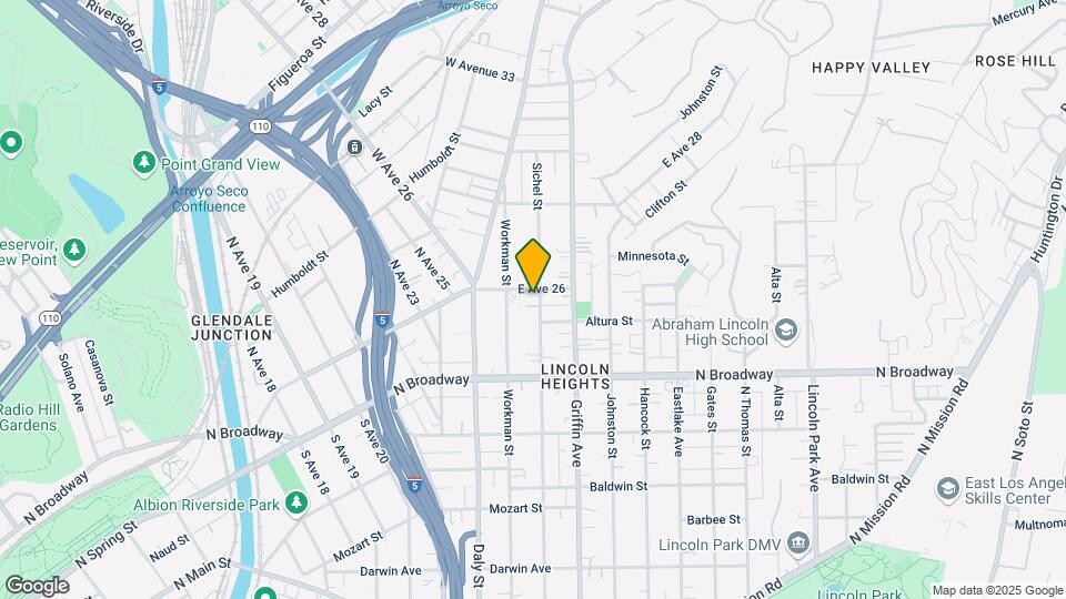 2521 Sichel St Map and Location Details