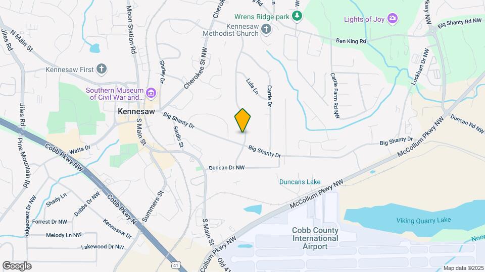 2805 Pine Hill Dr Map and Location Details