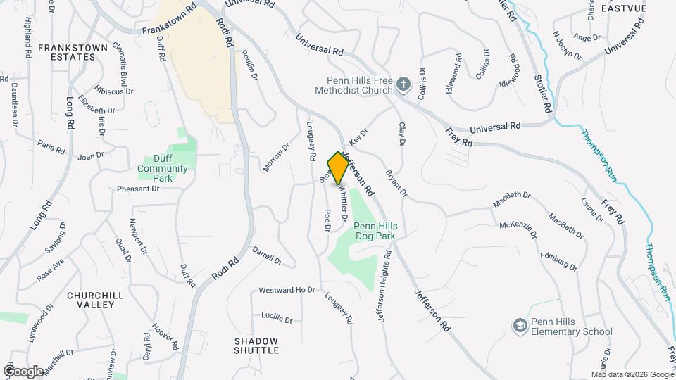 328 Whittier Dr Map and Location Details