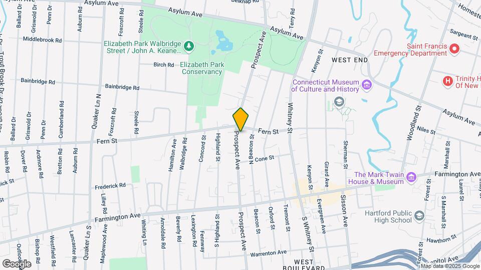740 Prospect Ave, Unit 3rd floor Map and Location Details
