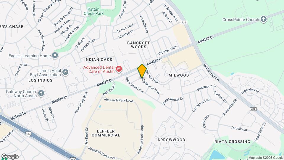 6301 Evangeline Trail Map and Location Details