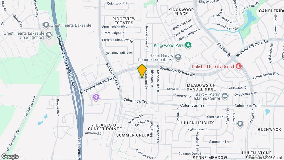 7701 Brook Meadow Ln Map and Location Details