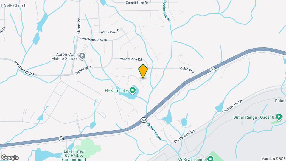 9827 Yellow Pine Rd Map and Location Details