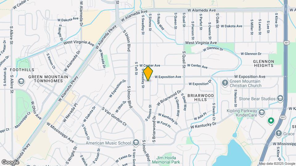 701 S Simms St Map and Location Details