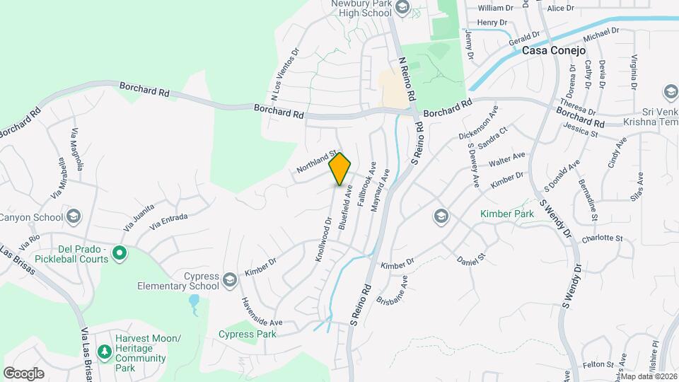 166 Knollwood Dr Map and Location Details