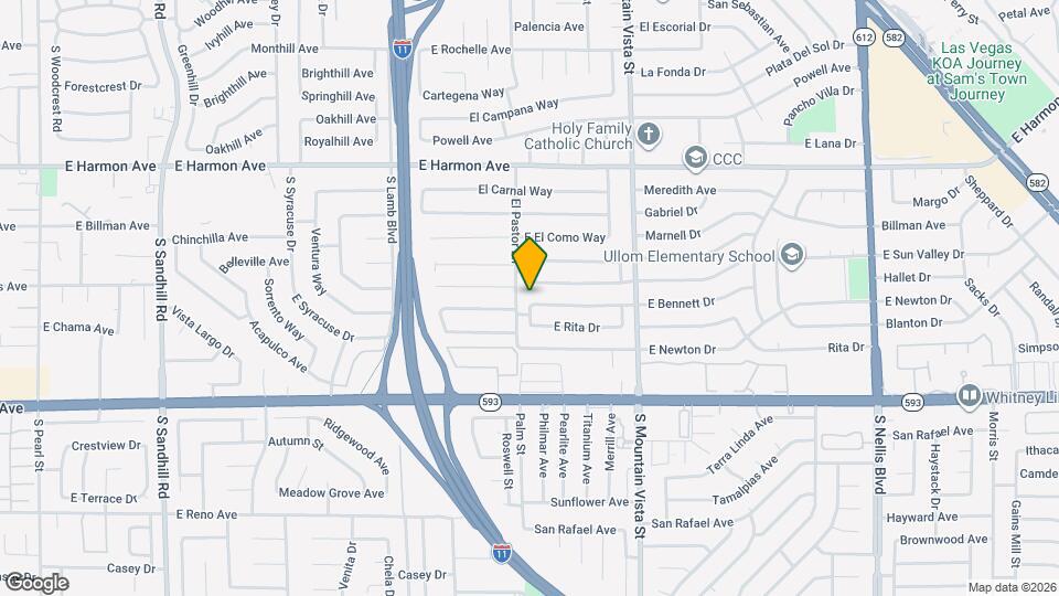 4422 E Bennett Dr Map and Location Details