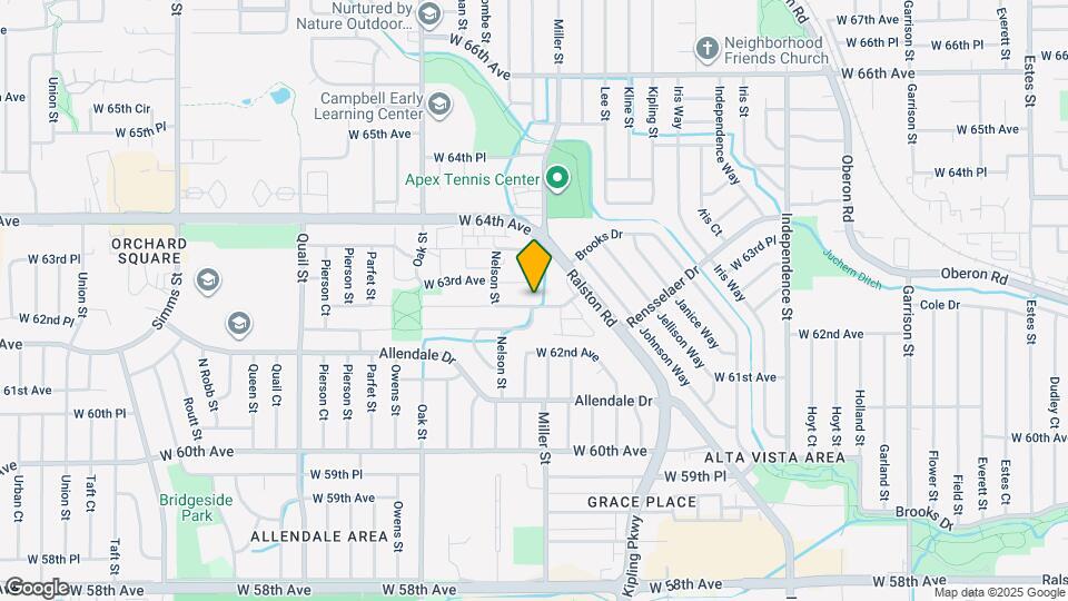 10503 W 62nd Pl Map and Location Details