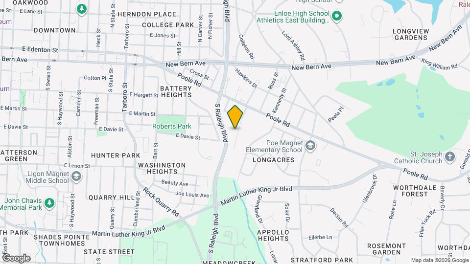 322 Angier Ave Map and Location Details