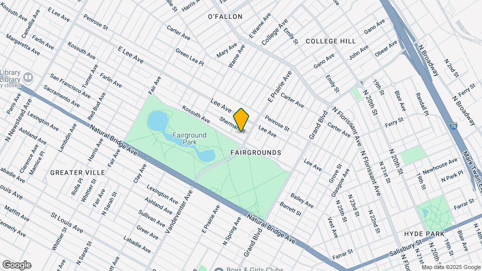 3813 Kossuth Ave Mapa y Detalles de la Ubicación