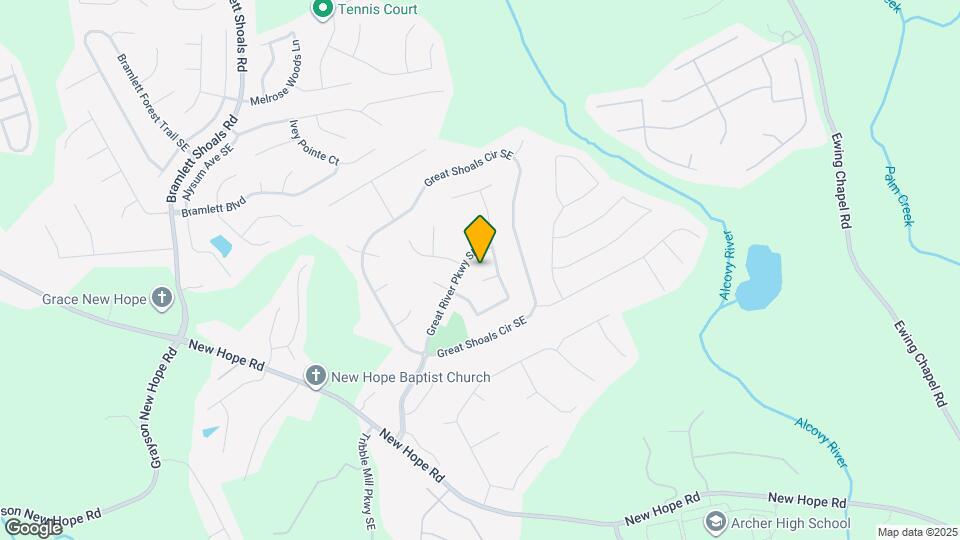 1967 Ridge Waters Ln SE Mapa y Detalles de la Ubicación