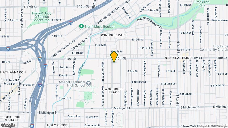 945 Woodruff Pl Middle Dr Mapa y Detalles de la Ubicación