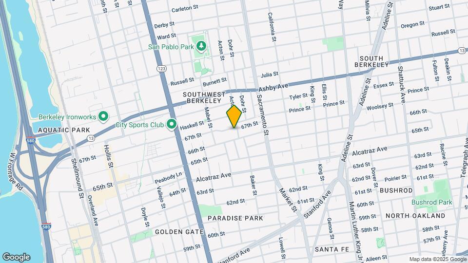 1340 67th St Mapa y Detalles de la Ubicación