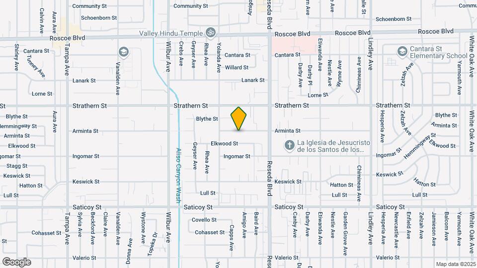 18612 Arminta St Map and Location Details