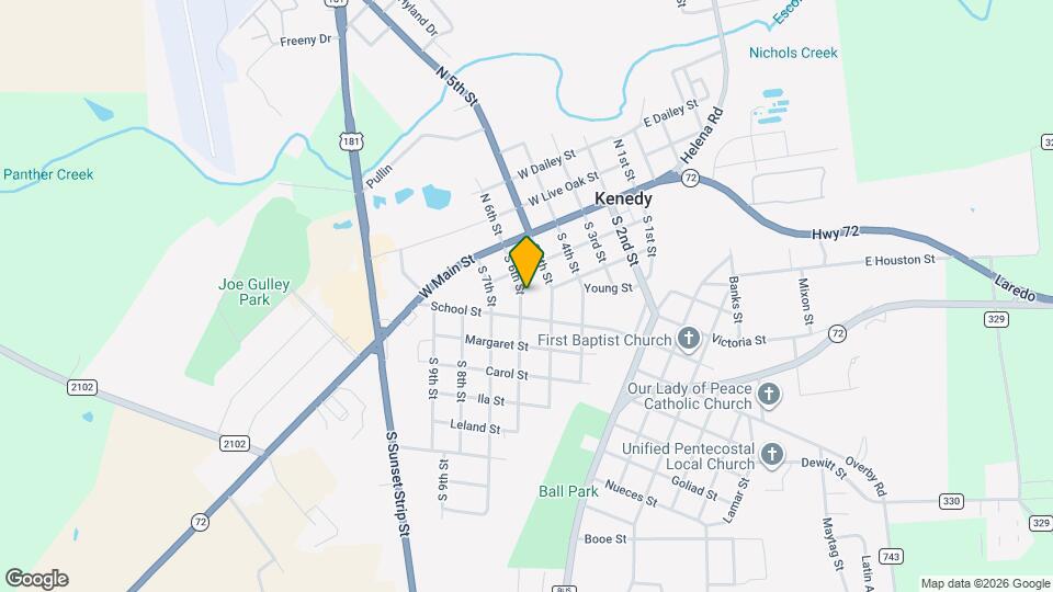 313 S 6th St Map and Location Details