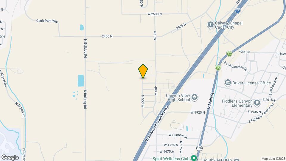 2152 N 550 W Map and Location Details