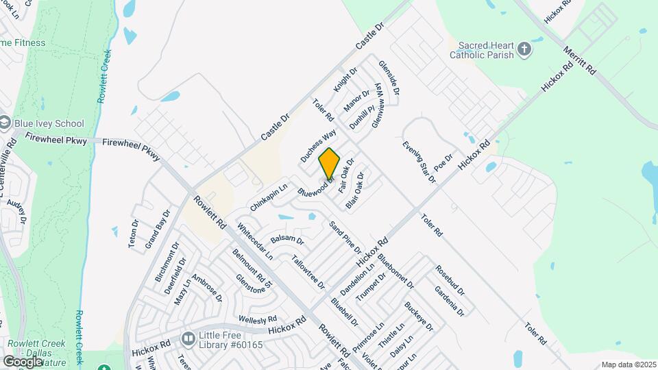 3010 Bluewood Dr Map and Location Details