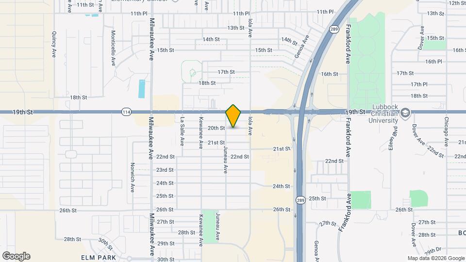 6117 20th St Map and Location Details