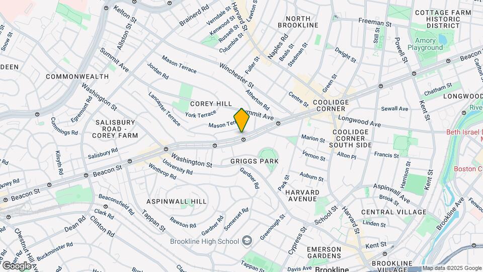 1486 Beacon St, Unit 26 Map and Location Details