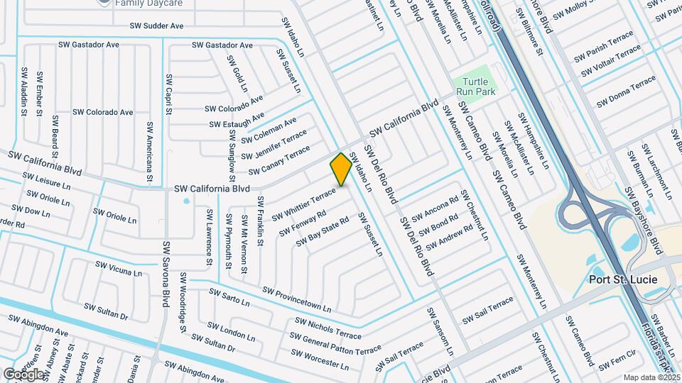 910 SW Whittier Terrace Map and Location Details
