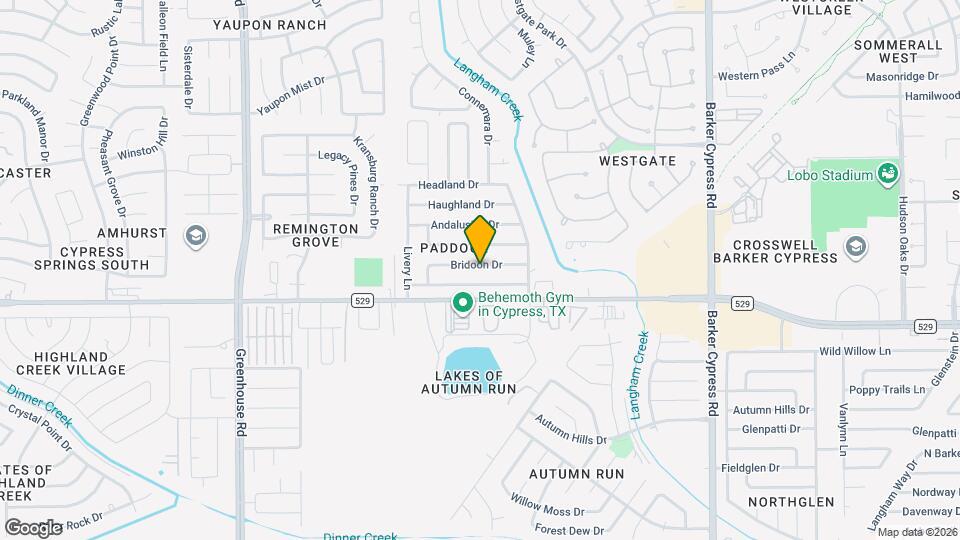 18603 Bridoon Dr Map and Location Details