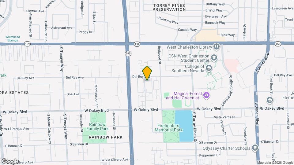 1409 Santa Margarita St, Unit F Map and Location Details