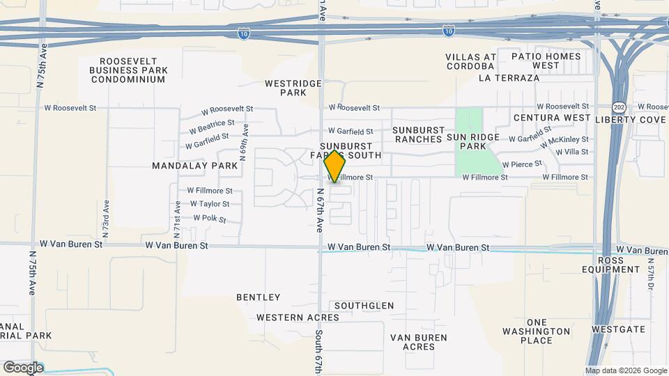 6629 W Hayes St Map and Location Details