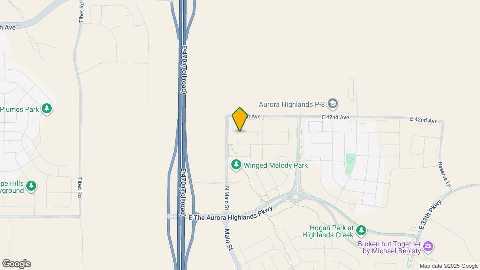 23600 E 41st Ave Map and Location Details