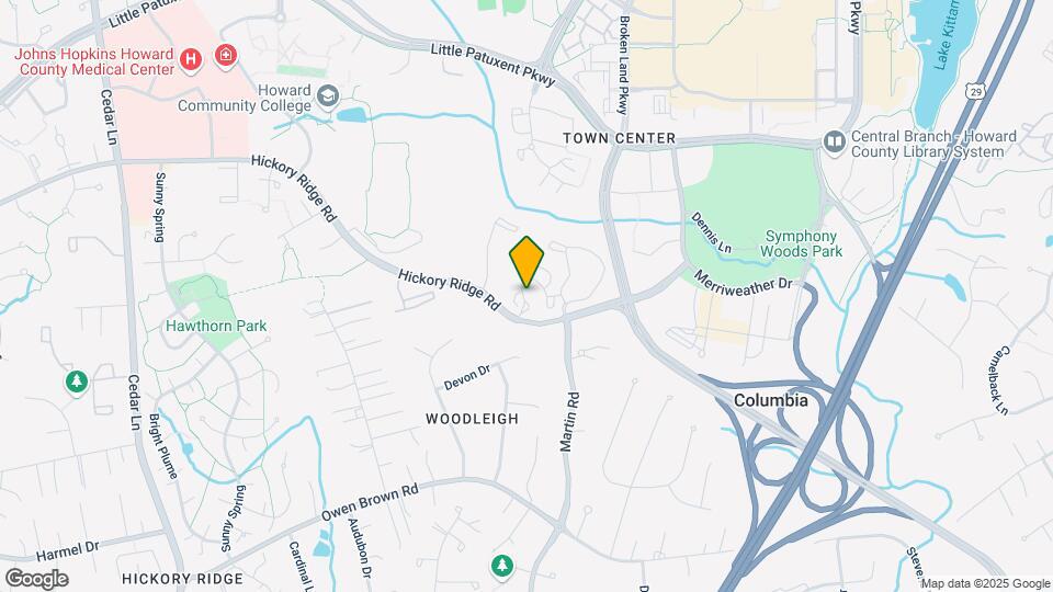 10300 Hickory Ridge Rd Map and Location Details