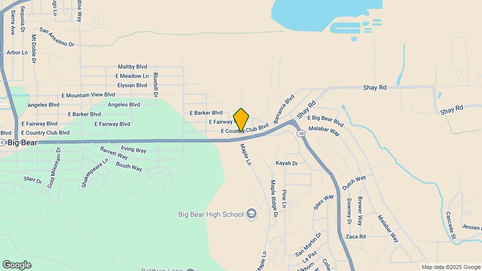 1025 E Big Bear Blvd Map and Location Details