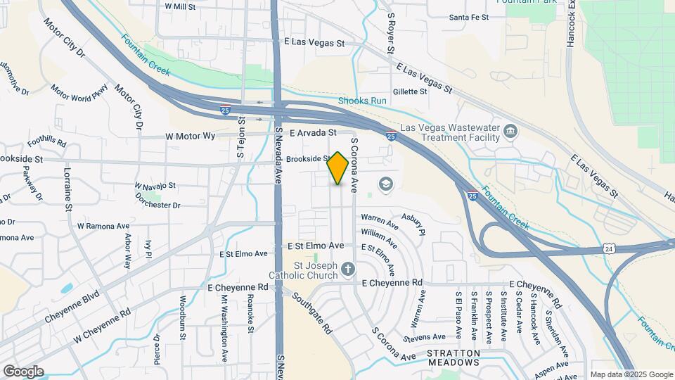 1601-1603 S Wahsatch Ave Map and Location Details