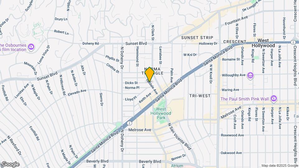 855 Hilldale Ave Map and Location Details