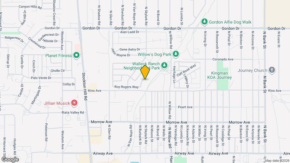 2116 Roy Rogers Way Mapa y Detalles de la Ubicación