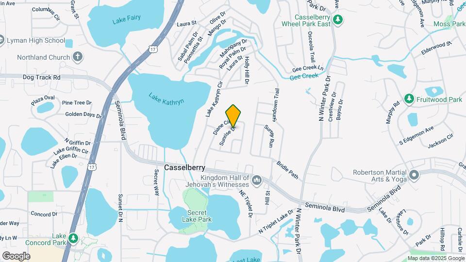 521 Sunrise Dr Map and Location Details