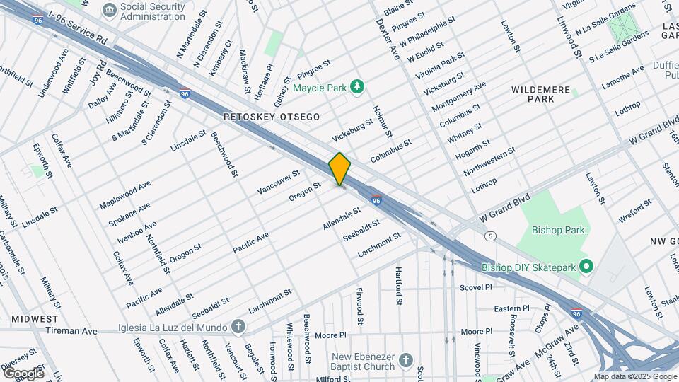 4334 Pacific St Map and Location Details
