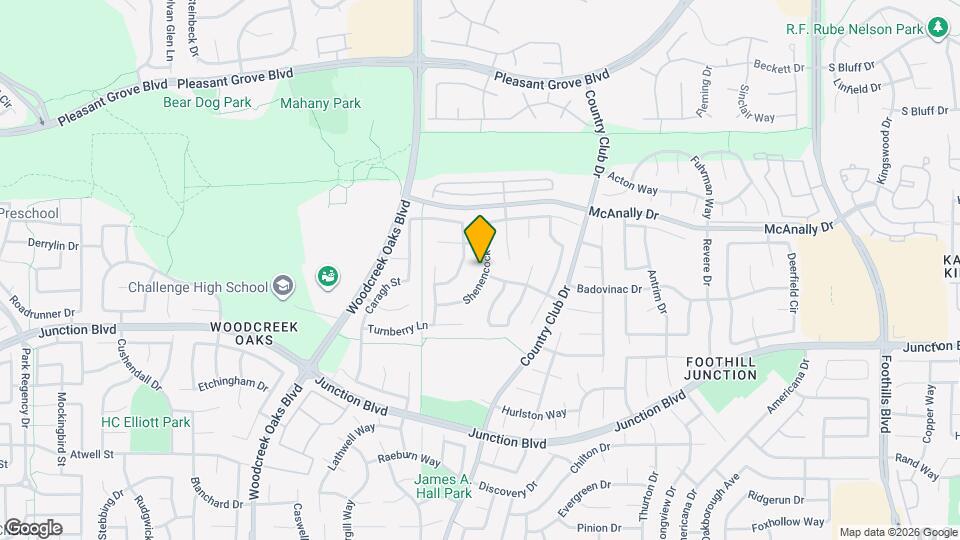 1041 Shenencock Way Mapa y Detalles de la Ubicación