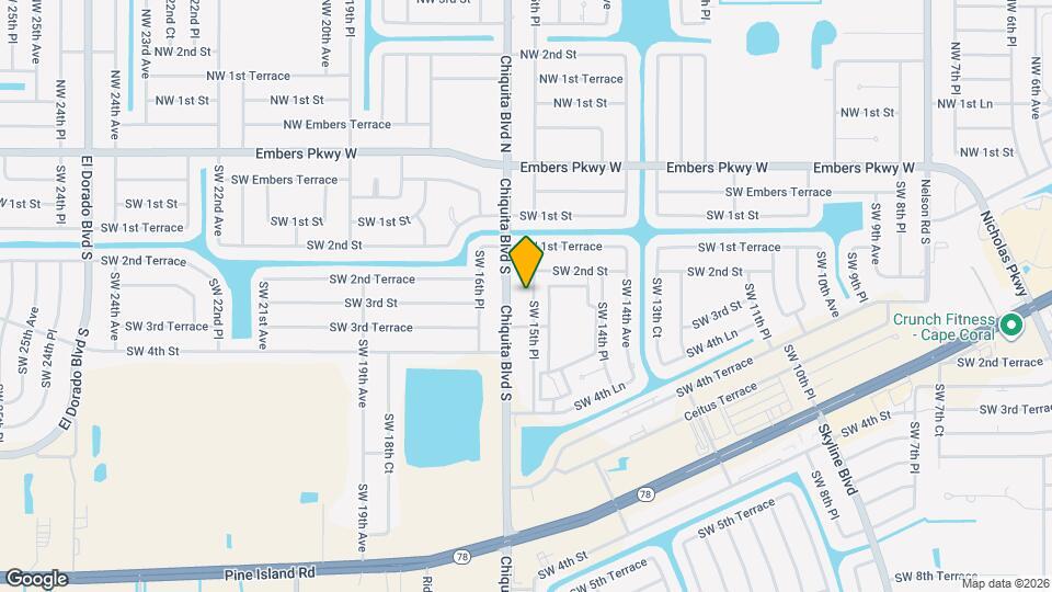 214 SW 15th Pl Mapa y Detalles de la Ubicación