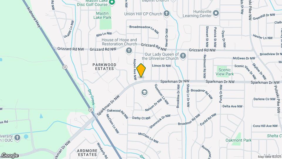 4700 Sparkman Dr NW Map and Location Details