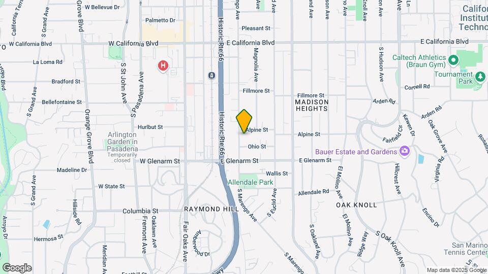 960 S Marengo Ave Mapa y Detalles de la Ubicación