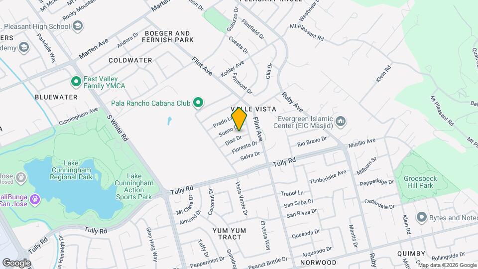 3321 Dias Dr, Unit Unit 1 Map and Location Details